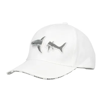 PALM ANGELS Cotton Baseball Caps Men's White