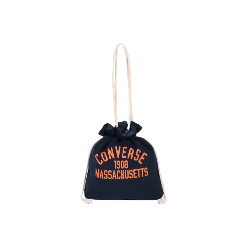 Converse Cotton With Polyester One Shoulder Handbags Unisex Marine Blue
