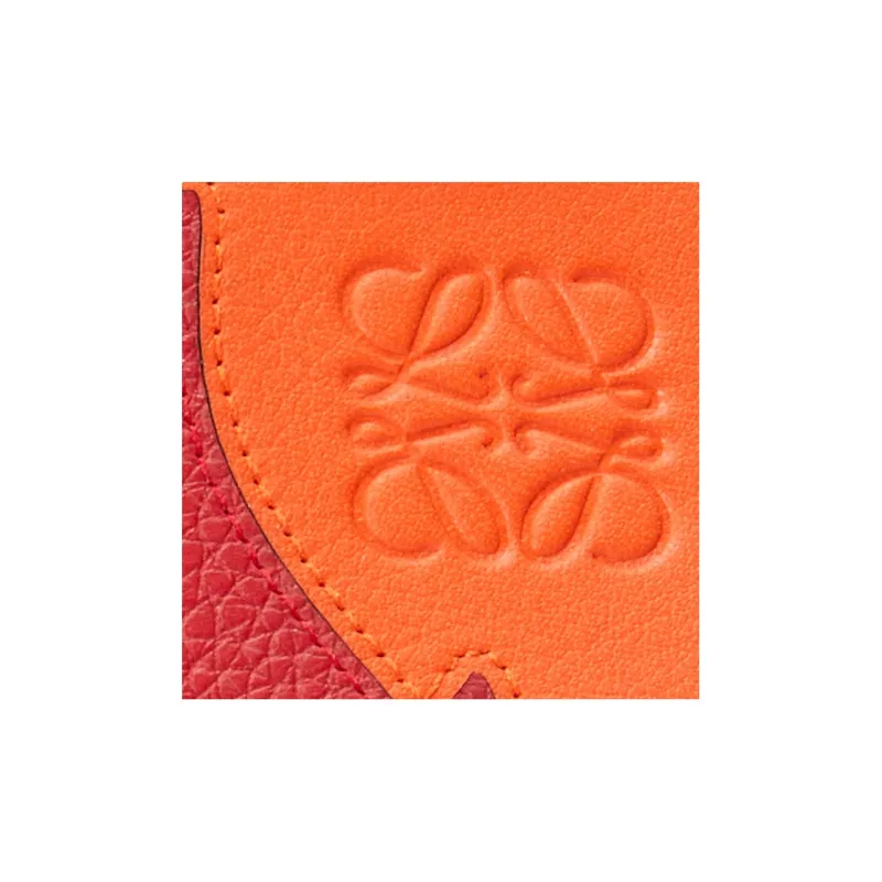 LOEWE Howl's Moving Castle Hammock Satin Cow Leather Shoulder Bag Crossbody Bag Handbag Women's Orange-6