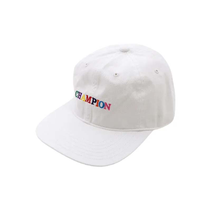 Champion Cotton Baseball Caps Unisex White-0