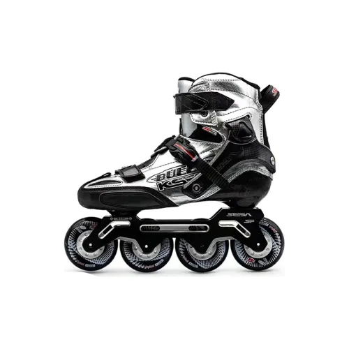 Michael Inline Skates Rocker Figure Roller Skates Unisex KSJ Bullet Commemorative Edition Silver