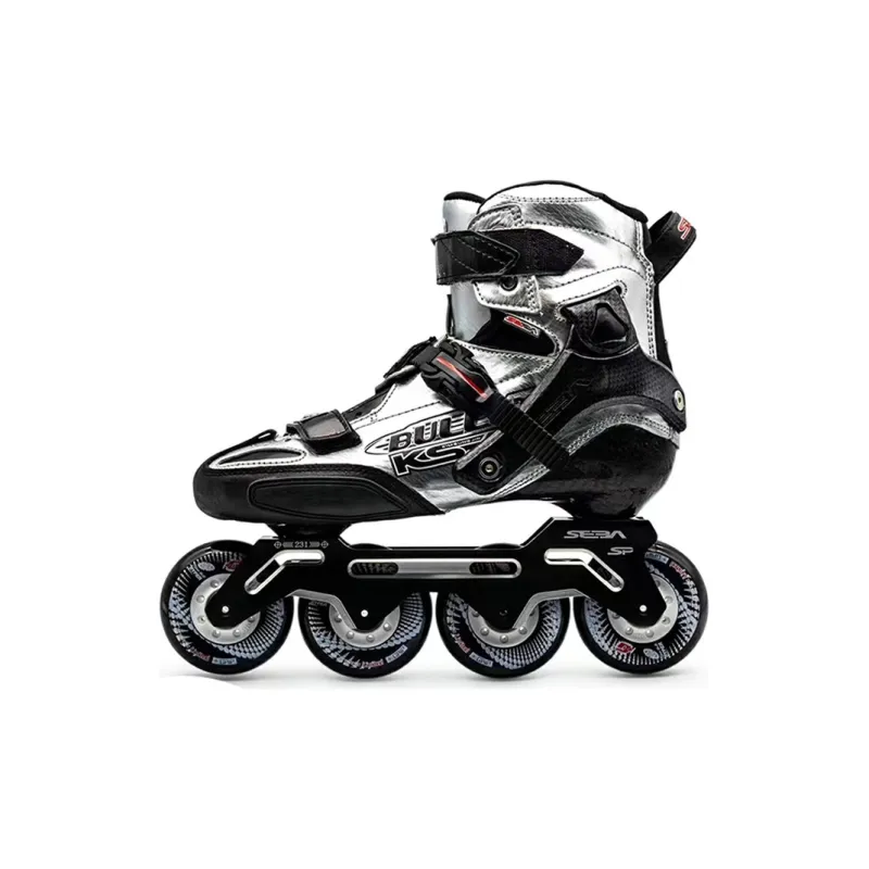 Michael Inline Skates Rocker Figure Roller Skates Unisex KSJ Bullet Commemorative Edition Silver-0