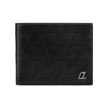CL LUBOTING Calfskin Wallet Men's Black