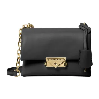 MICHAEL KORS Cece Cotton With Polyester Shoulder Bag Crossbody Bag Small Size Women's Black