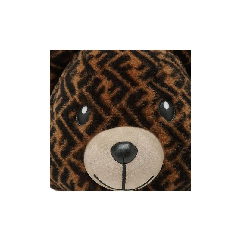 FENDI Sheepskin Shoulder Bag Crossbody Bag Handbag Kids' Brown-5
