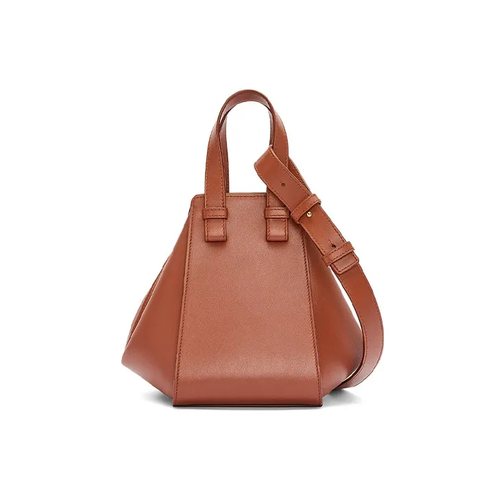LOEWE Hallow's Mobile Castle Hammock Satin Cow Leather Shoulder Bag, Crossbody Bag, Handbag Women's Rusty Red-2