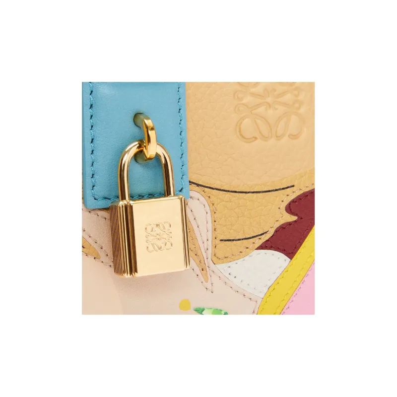 LOEWE Howl's Moving Castle Amazona Cow Leather Shoulder Bag Crossbody Bag Handbag Women's Blue-7