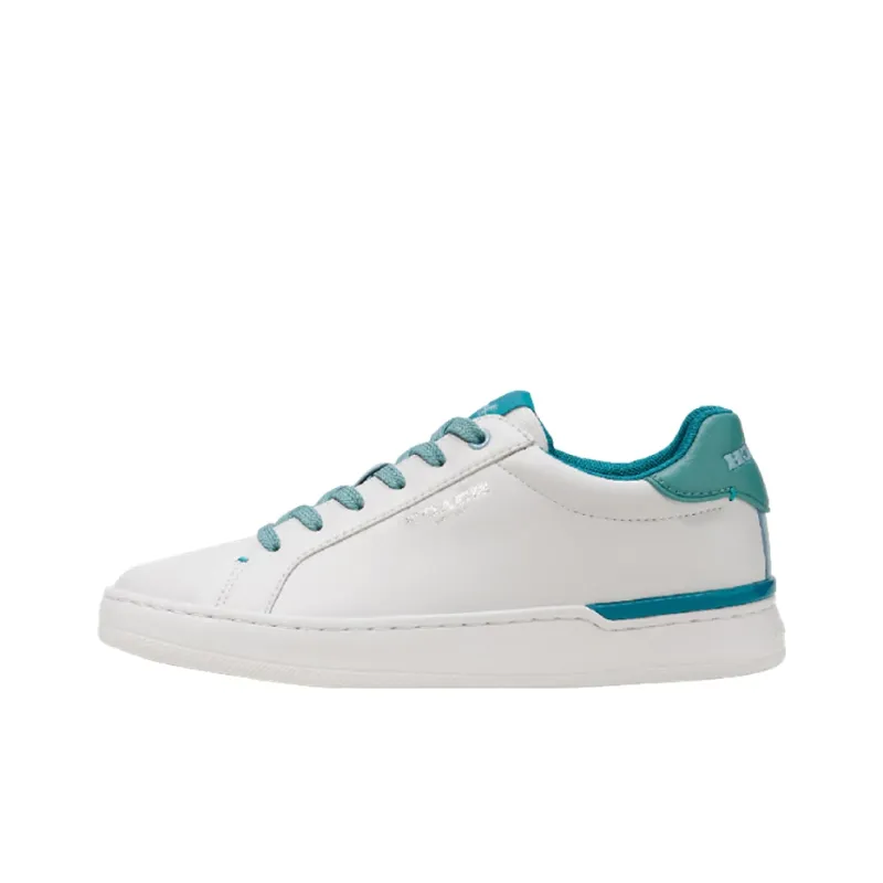 COACH Clip Low Top Low Top Stylish Skateboarding Shoes Women's White-0