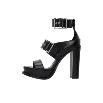 Alexander McQueen Buckle Strap Heeled Sandals Women's