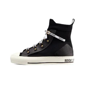 DIOR Walk N DIOR High Top Sneaker Technical Mesh Calfskin Women's