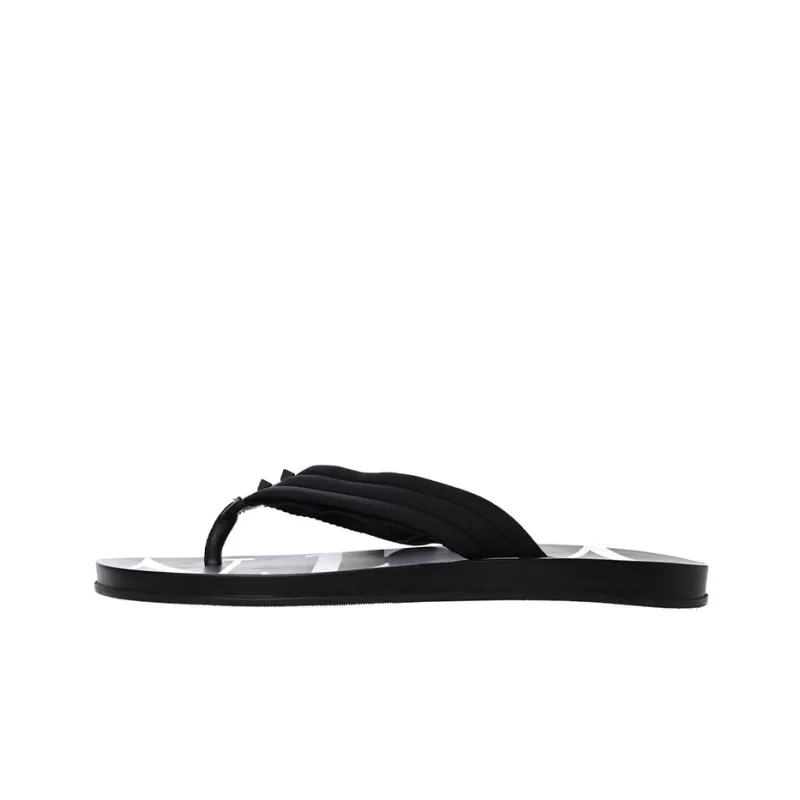 Valentino VLTN Rubber Sole Flip Flops Men's Black-0