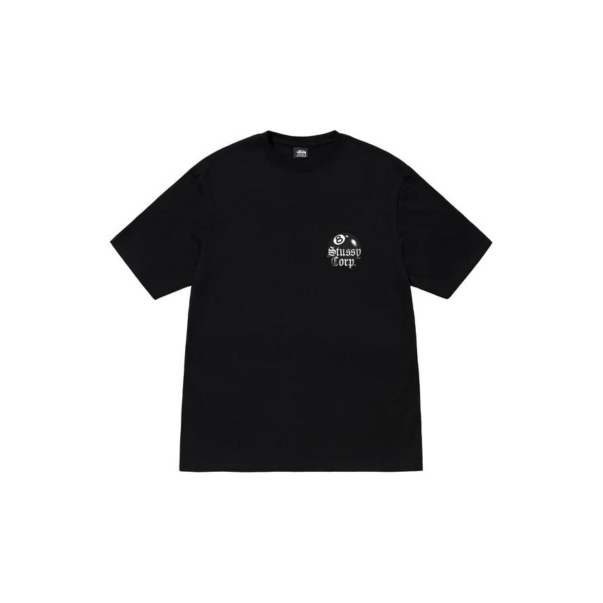Stussy 8 Ball Corp. Tee Black - SS23 - US