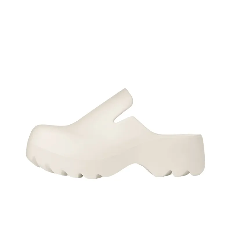 Bottega Veneta Flash Closed Toe Slippers Women's White-0
