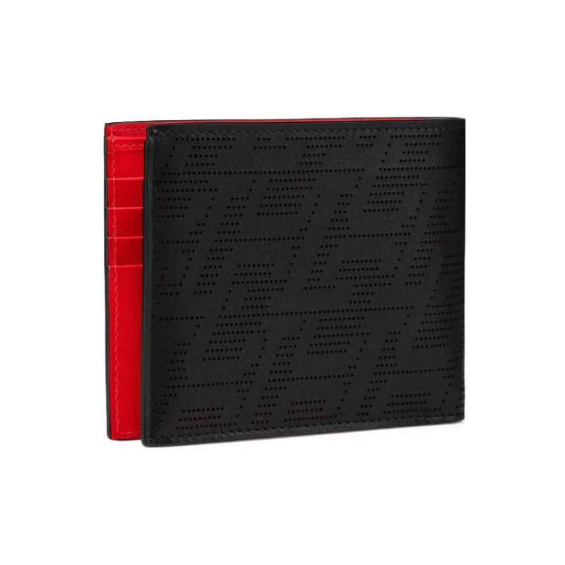 CL LUBOTING Calfskin Wallet Men's Black-2
