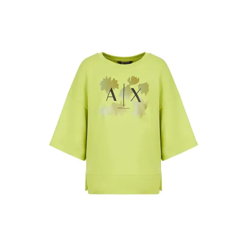 ARMANI EXCHANGE T-Shirts Women's Lime Green