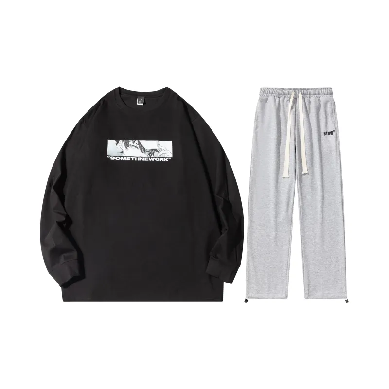 STNW Straight Set Spring Autumn And Winter Unisex-32