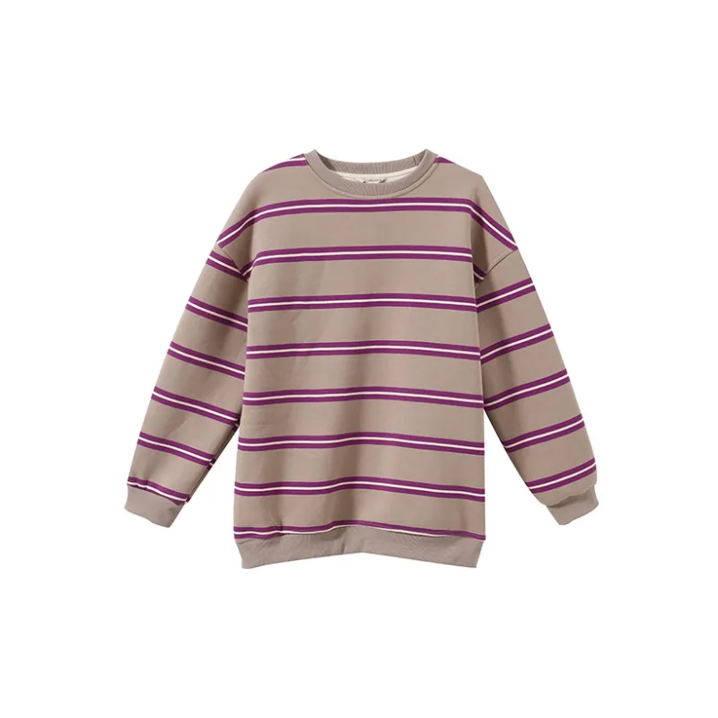 YUMOMO STAR Crew Neck Loose Fit Sweatshirt Spring And Autumn Women's-1