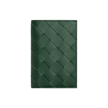 Bottega Veneta Cow Leather Wallet, Card Holder Men's Rain Tree Green/Sage Green