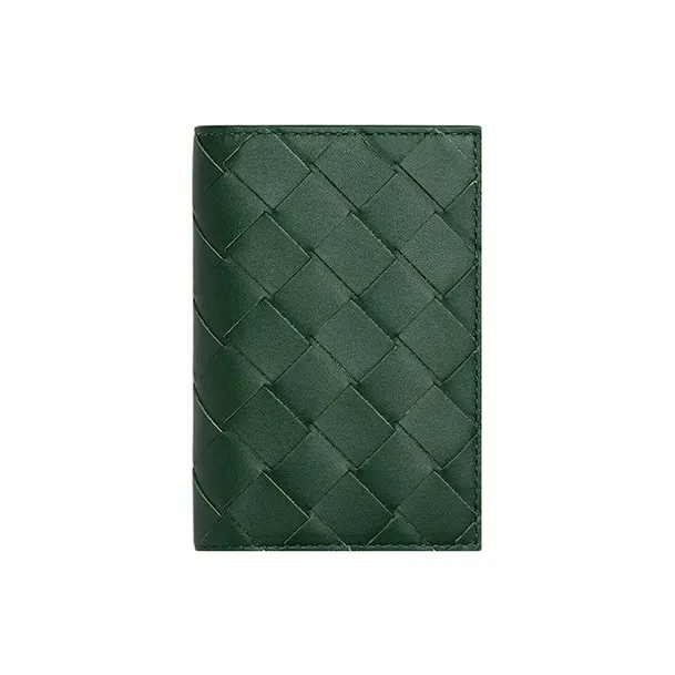 Bottega Veneta Cow Leather Wallet, Card Holder Men's Rain Tree Green/Sage Green-0