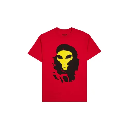 PLEASURES T-Shirts Men Red