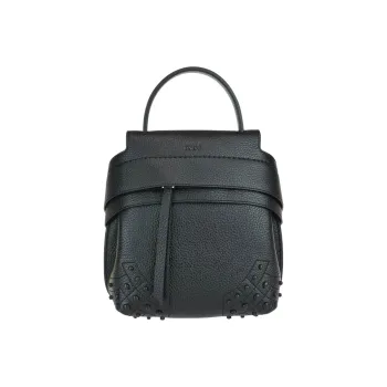 TOD'S Cow Leather Backpack Mini Women's Black