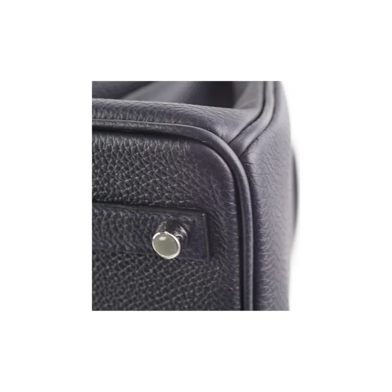 HERMES Birkin Togo Calfskin Birkin Bag Handbag Regular Women's 3Y Caban Dark Blue-8
