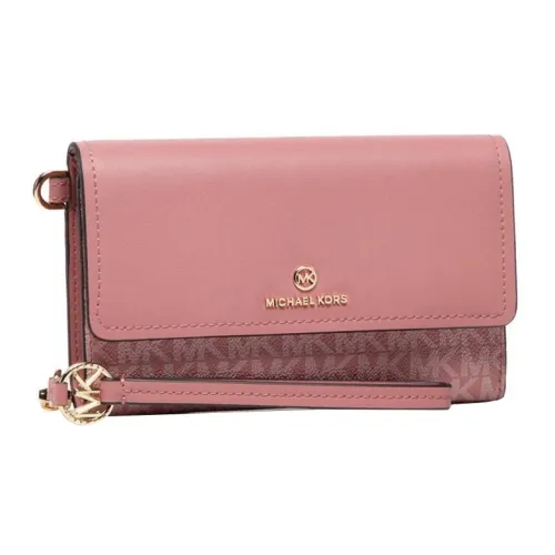 MICHAEL KORS Leather Detail Wallet Women's Pink
