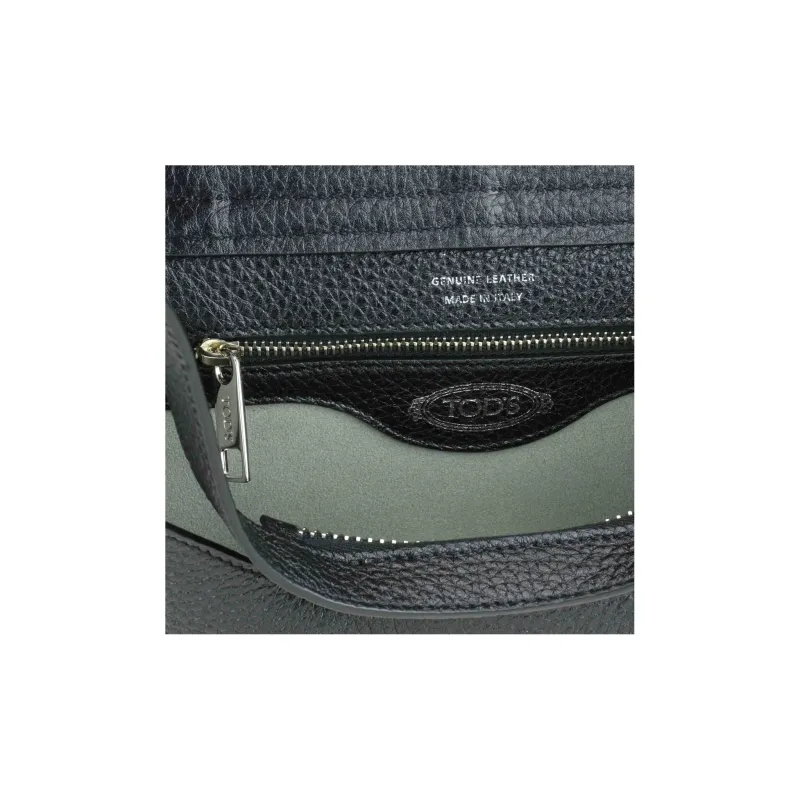 TOD'S Cow Leather Backpack Mini Women's Black-4