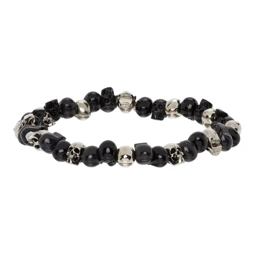 Alexander McQueen Beaded Skull Bracelet 