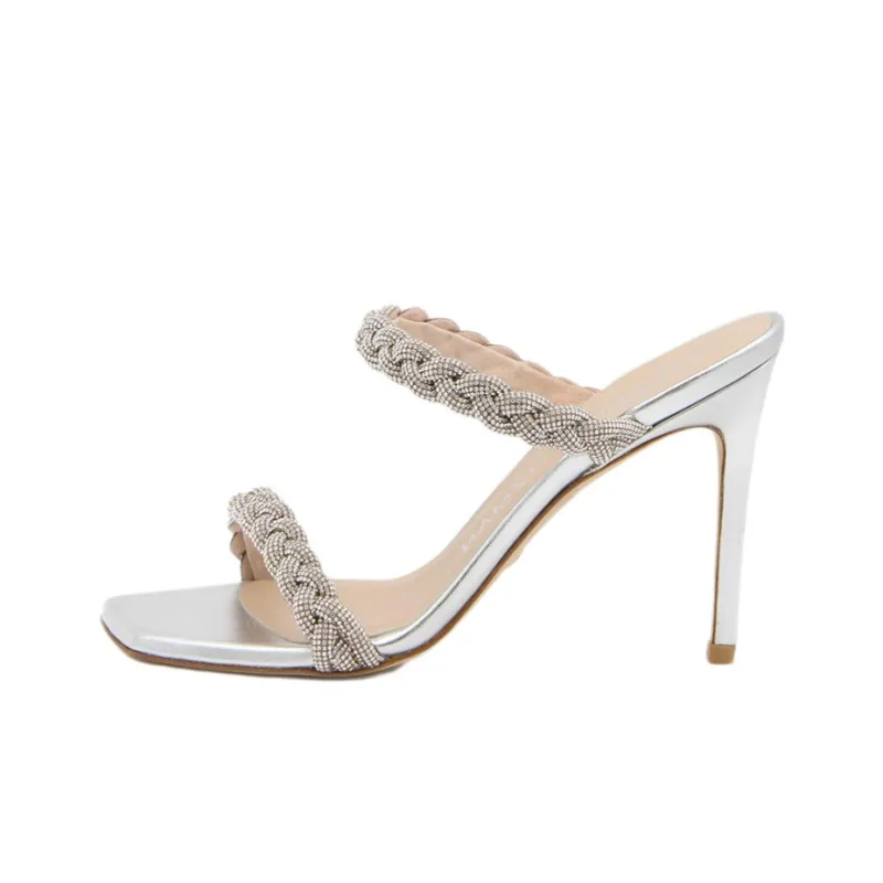 stuart weitzman Addison Jewelled Stiletto Sandals-0