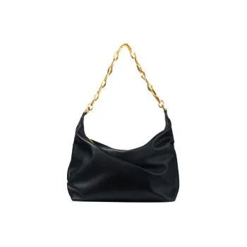 Jimmy Choo Diamond Zip-up Leather Shoulder Bag