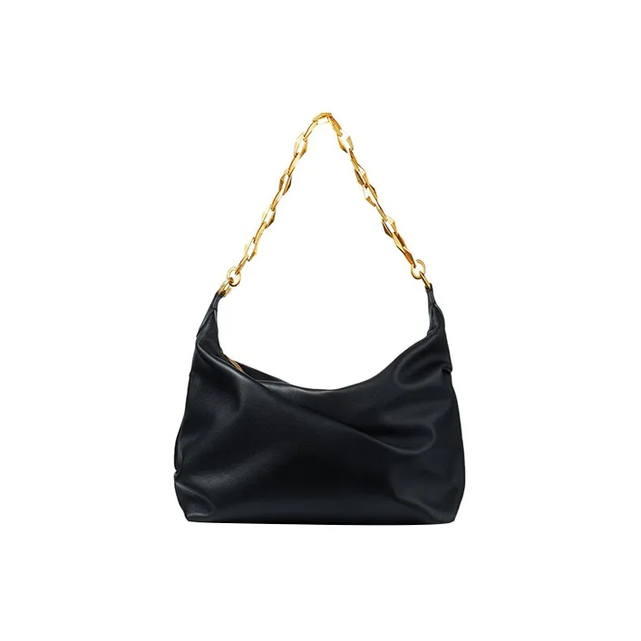 Jimmy Choo Diamond Zip up Leather Shoulder Bag-0