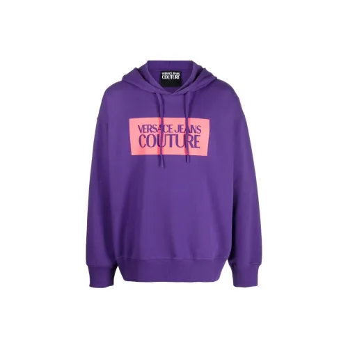 VERSACE JEANS COUTURE Sweatshirts Men Purple