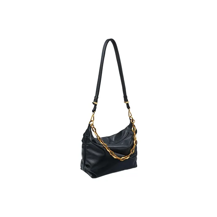 Jimmy Choo Diamond Zip up Leather Shoulder Bag-2