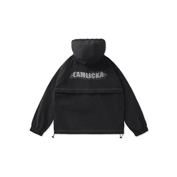 LAMLICKA Jackets Unisex Black-1