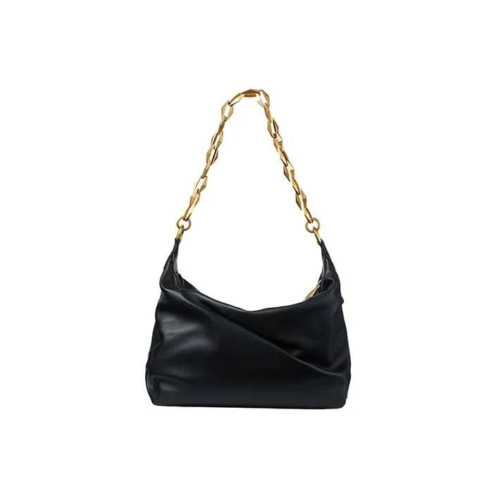 Jimmy Choo Diamond Zip up Leather Shoulder Bag-5