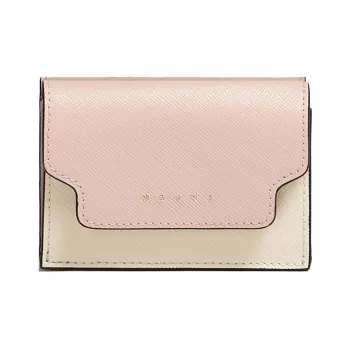 MARNI Logo Printed Tri Fold Wallet