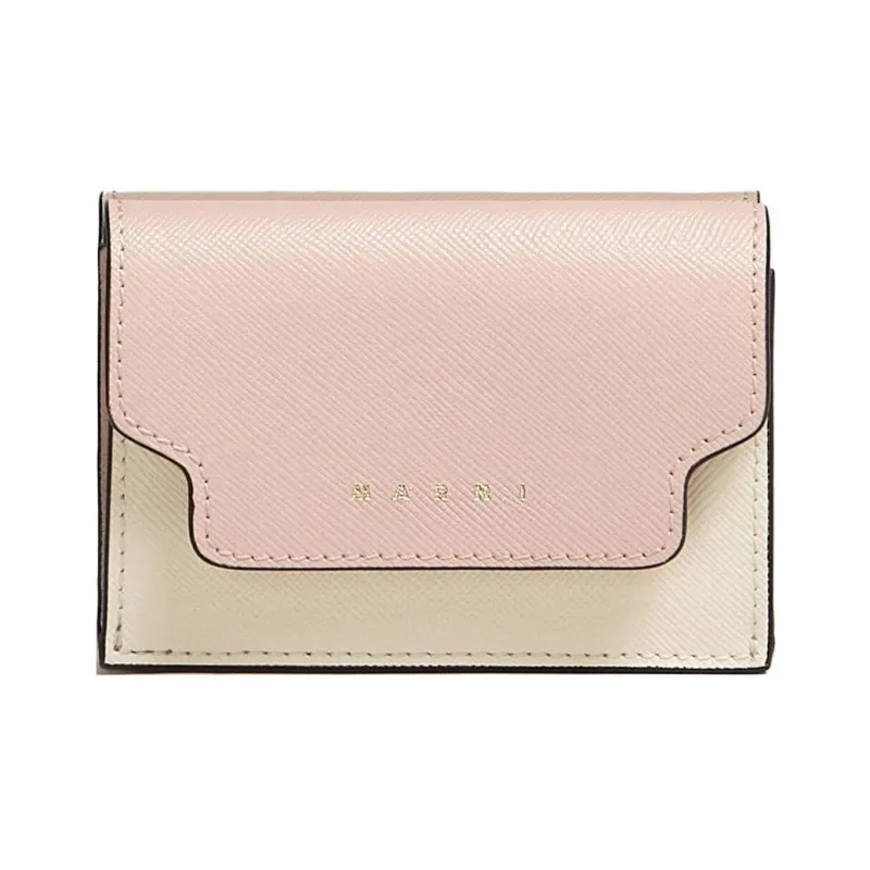 MARNI Logo Printed Tri Fold Wallet-0