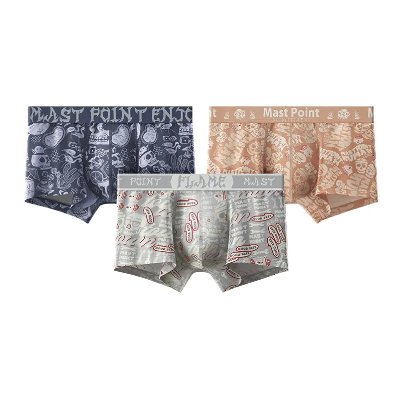 Mast Point Boxer Shorts Underpants Men's 3 Pack-0
