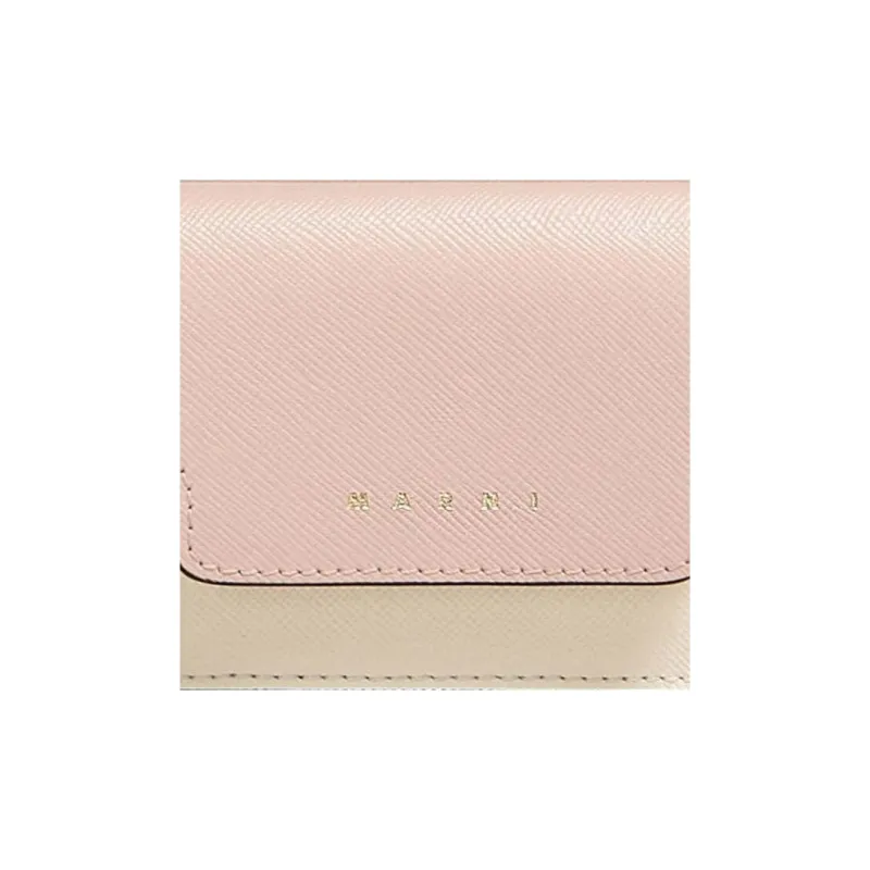 MARNI Logo Printed Tri Fold Wallet-4