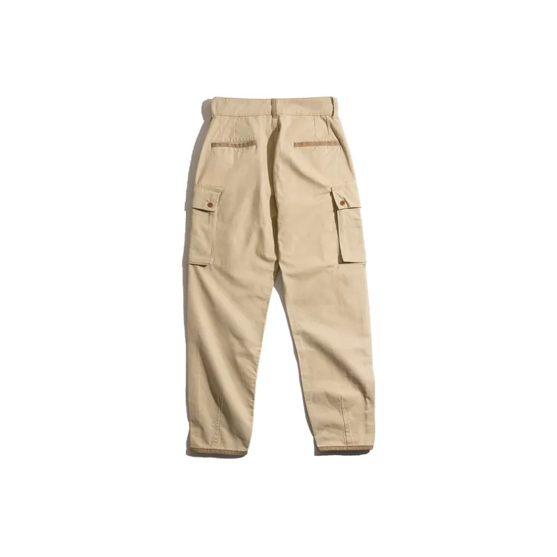 MADEN Casual Pants Men Khaki-1