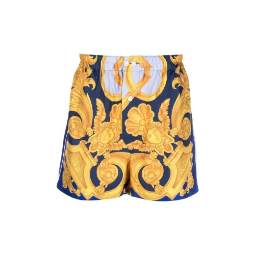 VERSACE Casual Shorts Men Yellow