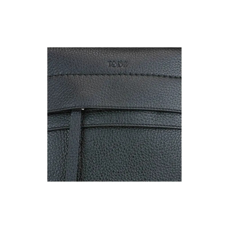 TOD'S Cow Leather Backpack Mini Women's Black-3