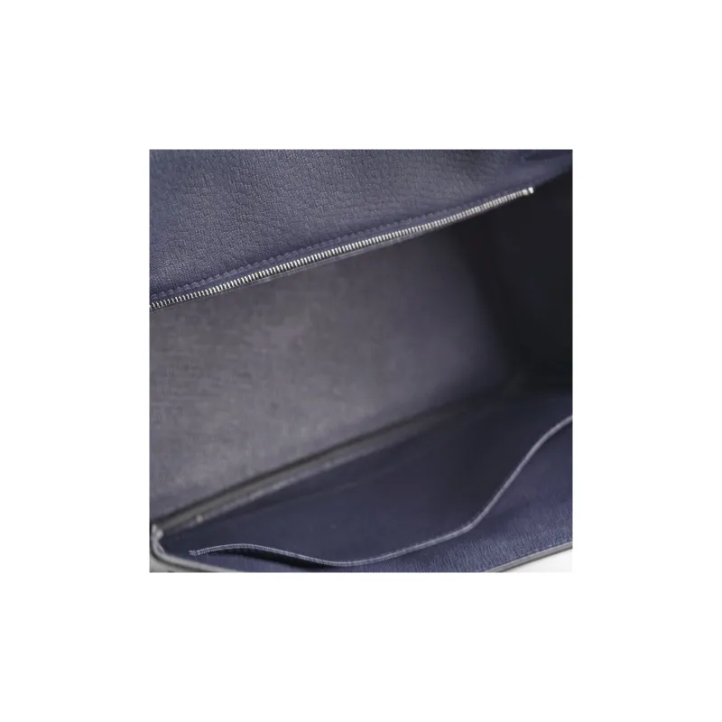 HERMES Birkin Togo Calfskin Birkin Bag Handbag Regular Women's 3Y Caban Dark Blue-3