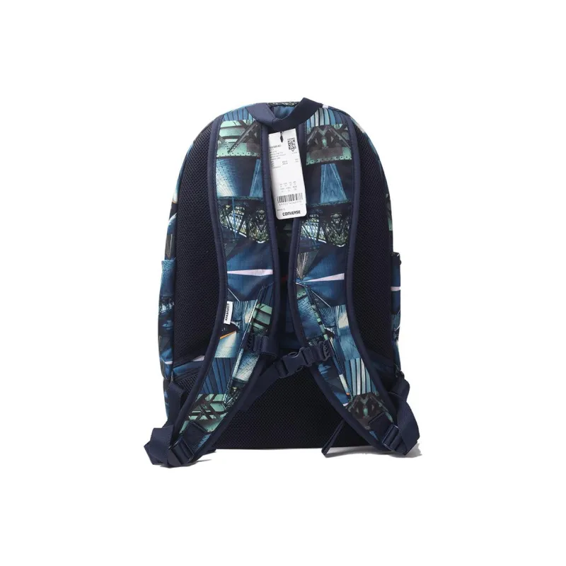 Converse Polyester Backpack Regular Men's Navy-3