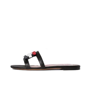 THOM BROWNE Bow Detailed Slip On Slides Women's