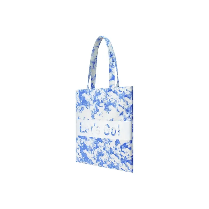 MAH Polyester Tote Commuter Bag, Handbag, Shoulder Bag Women's Blue-1