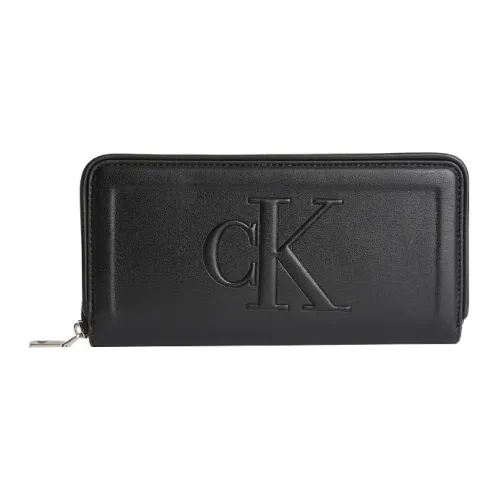 CALVIN KLEIN Leather con Women's Black