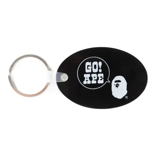 A BATHING APE Keychains Unisex Black