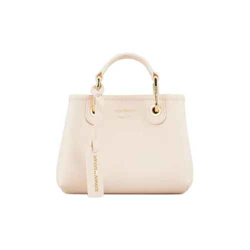 EMPORIO ARMANI Polyester Tote Bag, Shopping Bag, Shoulder Bag, Crossbody Bag, Handbag Mini Women's Nude